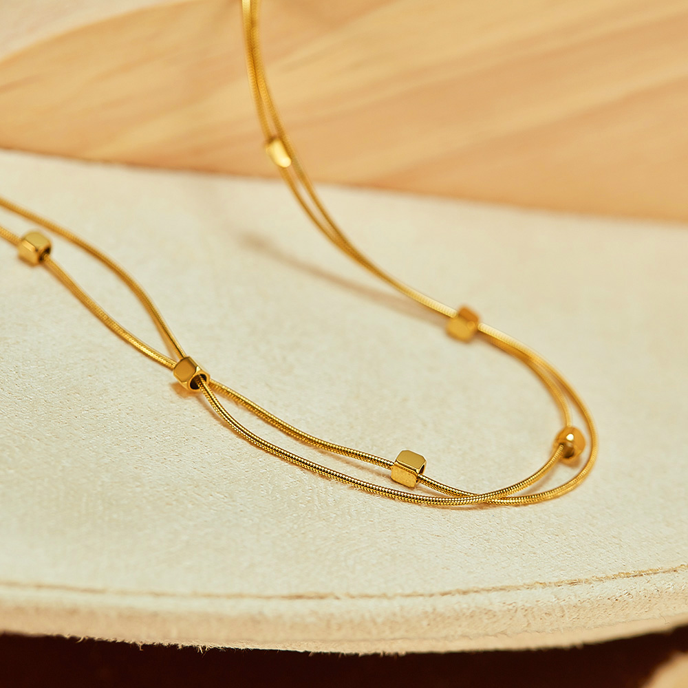 DPL FEMALE NECKLACE-24904-YG