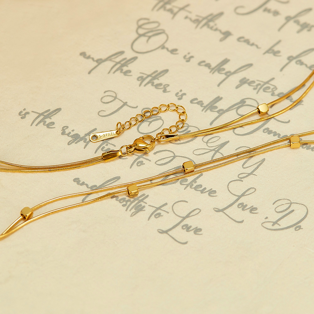 DPL FEMALE NECKLACE-24904-YG