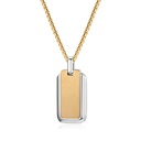 DPL MALE NECKLACE-26610-SSYG
